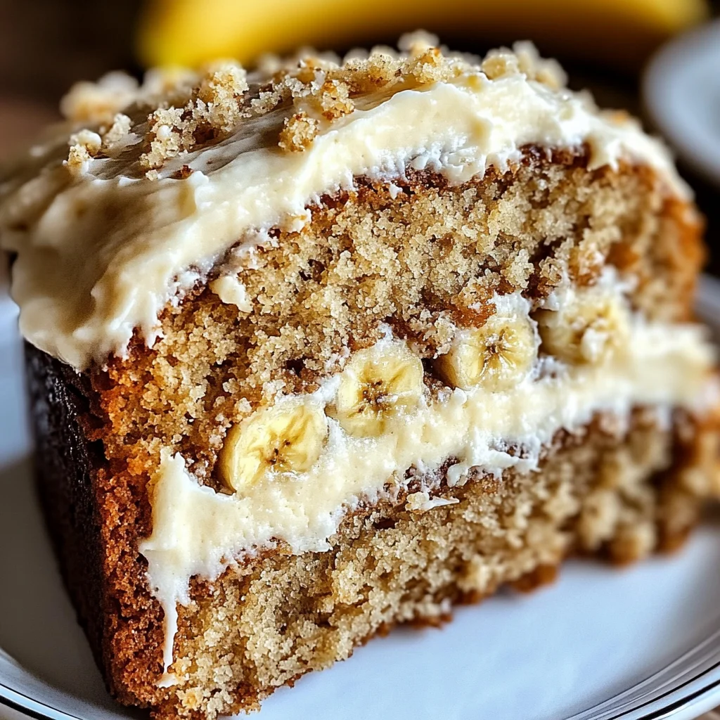 Banana Bread Cake with Cream Cheese Frosting