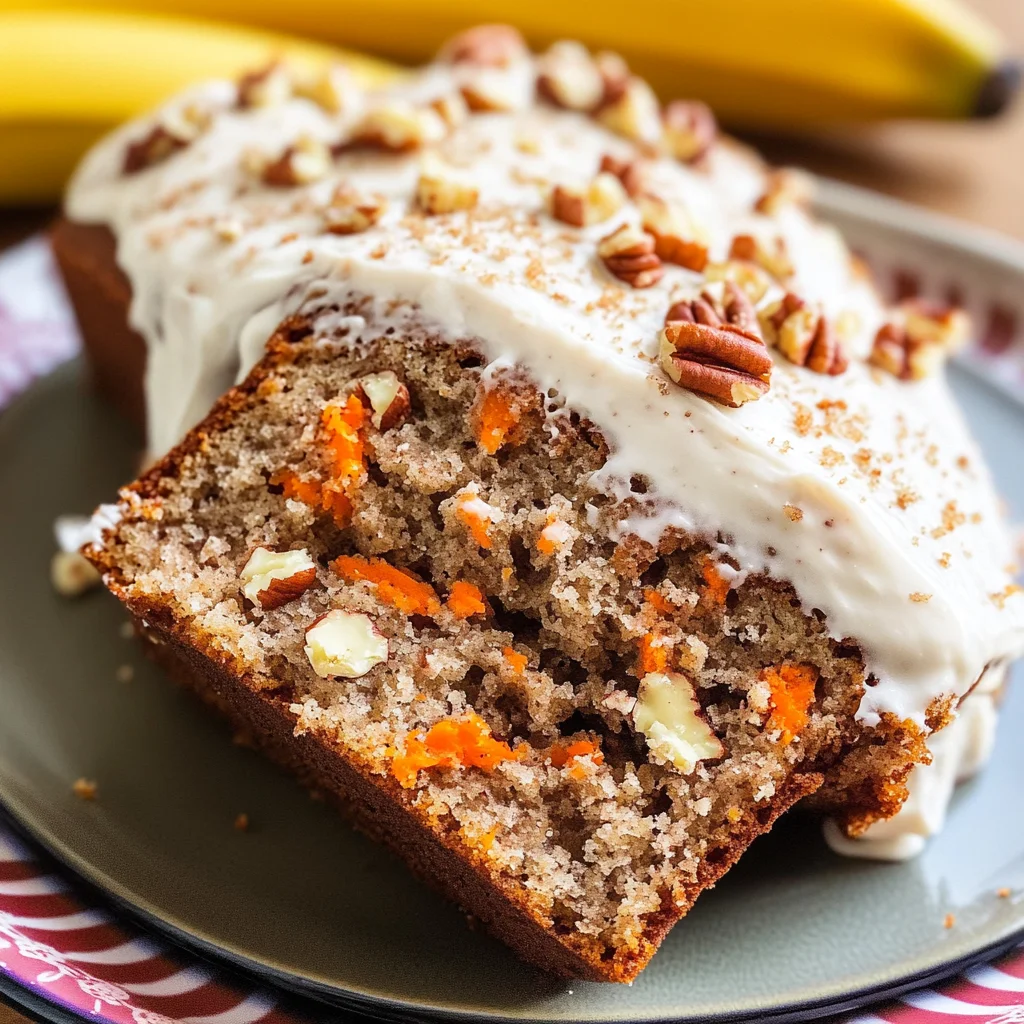 Carrot Cake Banana Bread