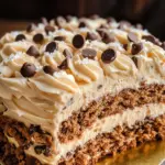 Chocolate Chip Cookie Cake Recipe with Buttercream Frosting