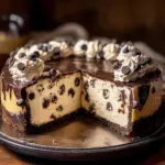 Chocolate Chip Cookie Dough Cheesecake