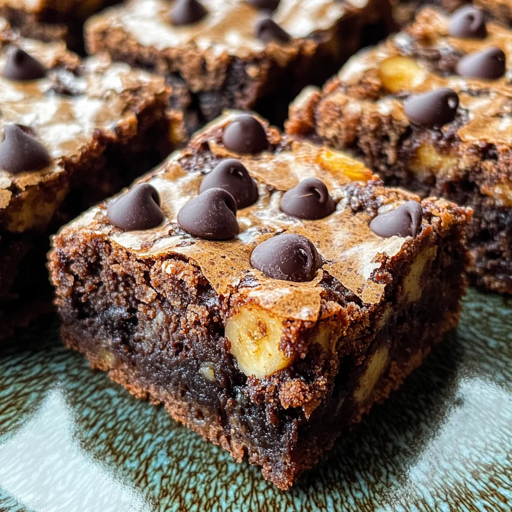 Chunky Monkey Brownies