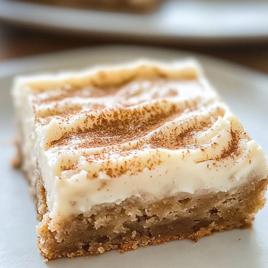 Cinnamon Roll Bars with Cream Cheese Frosting