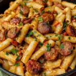 Creamy Cajun Sausage Pasta