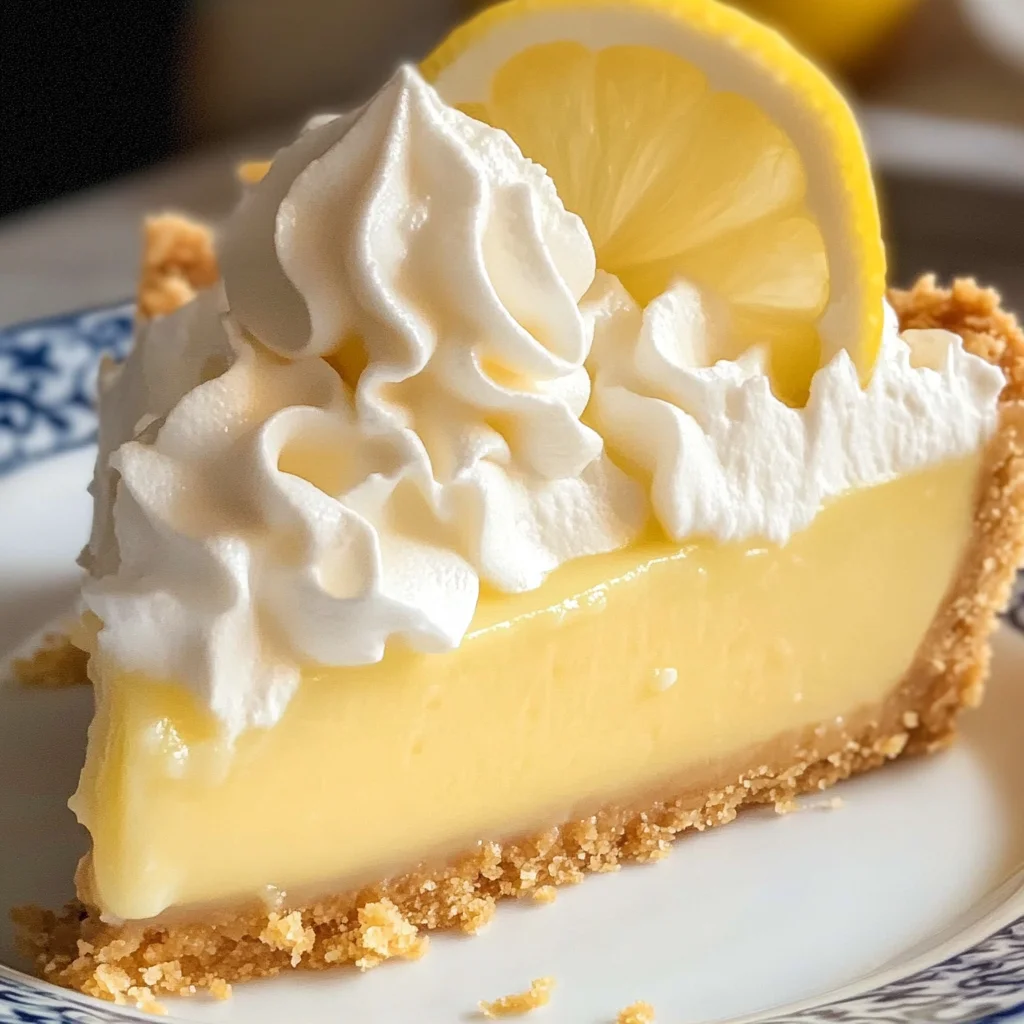 Creamy Lemon Pie