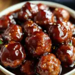 Crockpot Grape Jelly Meatballs