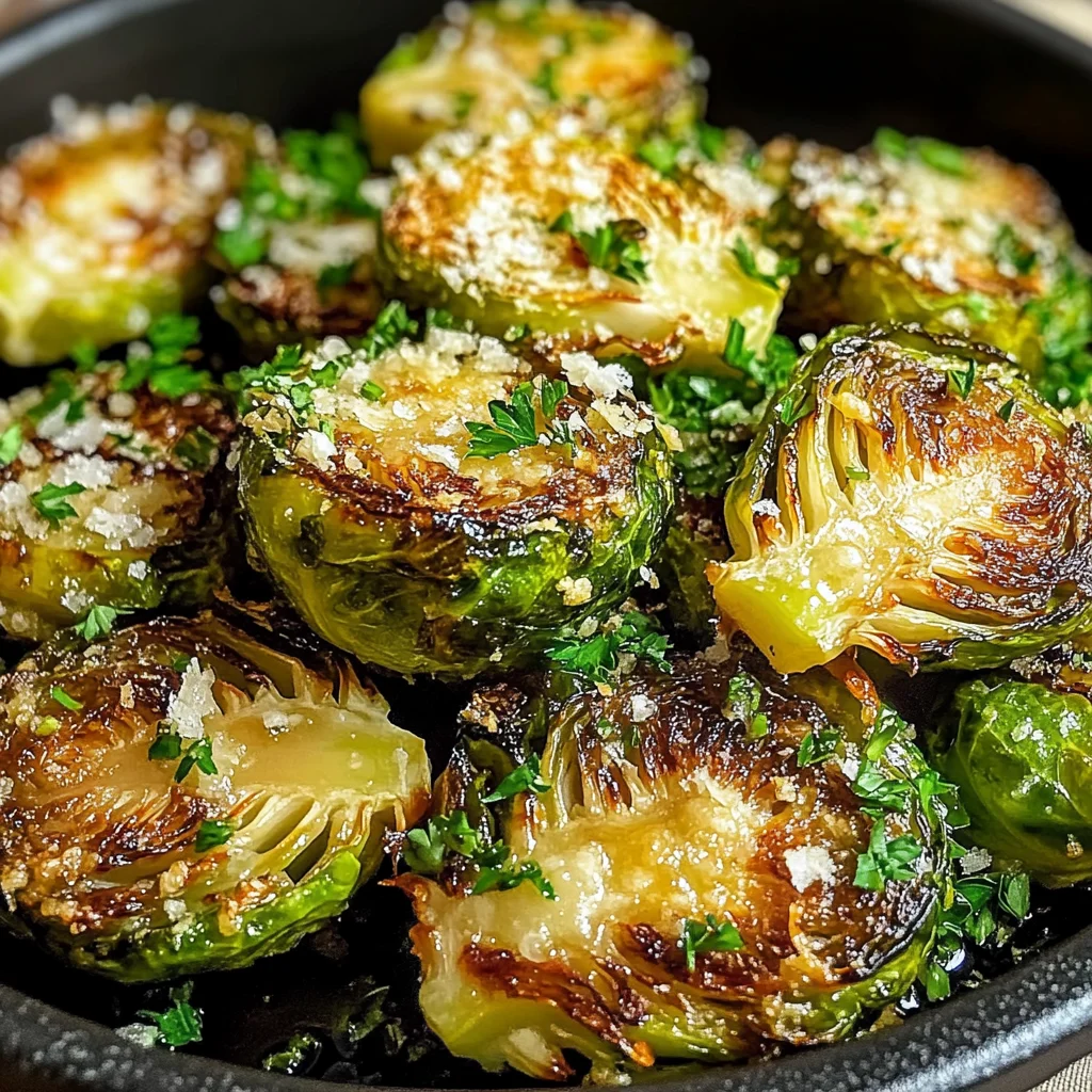 Delicious Garlic Butter Roasted Brussels Sprouts: A Flavorful Side Dish Recipe
