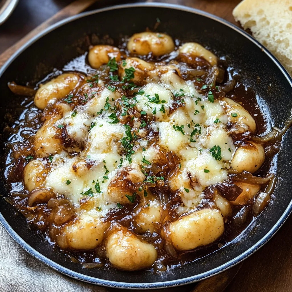 French Onion Gnocchi