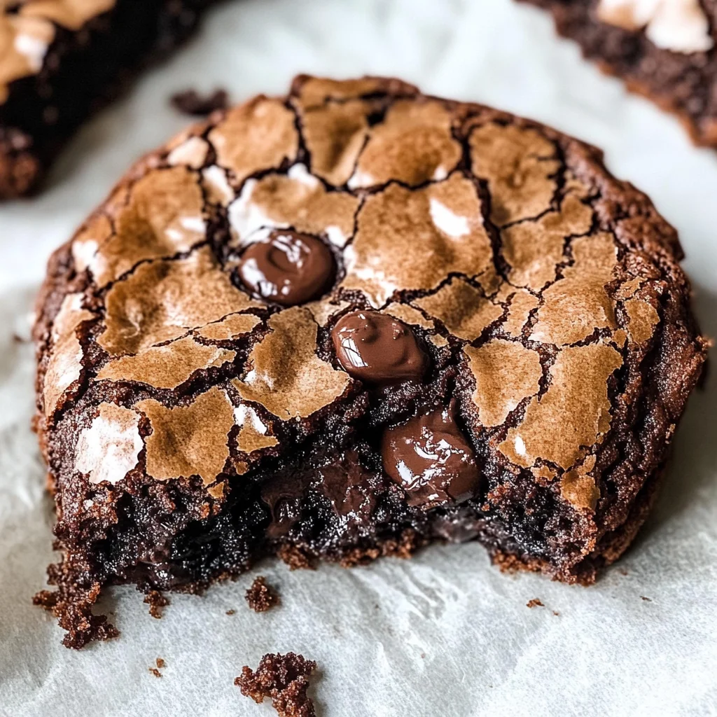Fudgy Chewy Browkies (Brookies)