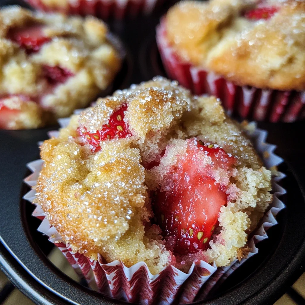 Gluten-Free Strawberry Muffins (Light & Fluffy)