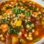 Italian Minestrone Soup (Longevity Soup)
