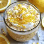 Lemon Cheesecake Overnight Oats