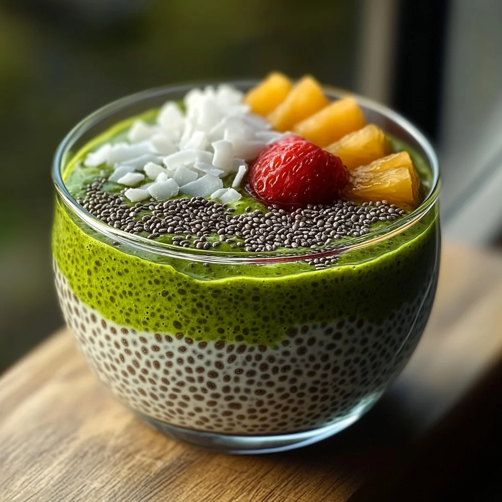 Matcha Chia Pudding – A Creamy u0026amp; Energizing Superfood Treat