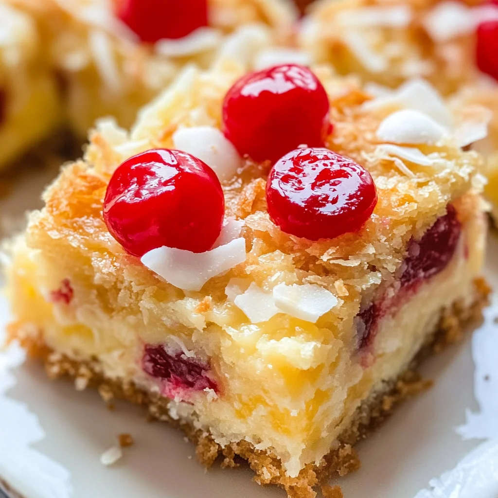 Pina Colada Seven Layer Bars