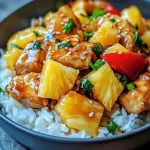 Pineapple Chicken and Rice: Quick Tropical Delight for Dinner