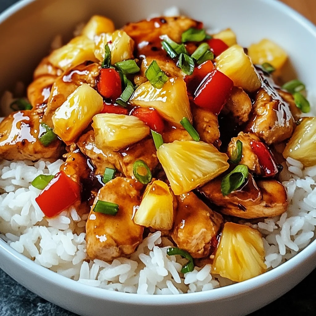 Pineapple Chicken and Rice: Sweet, Savory, Effortlessly Easy Recipe