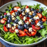 Refreshing Arugula Salad with Berries