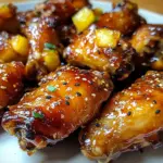 Sticky Pineapple-Teriyaki Chicken Wings in 3 Steps