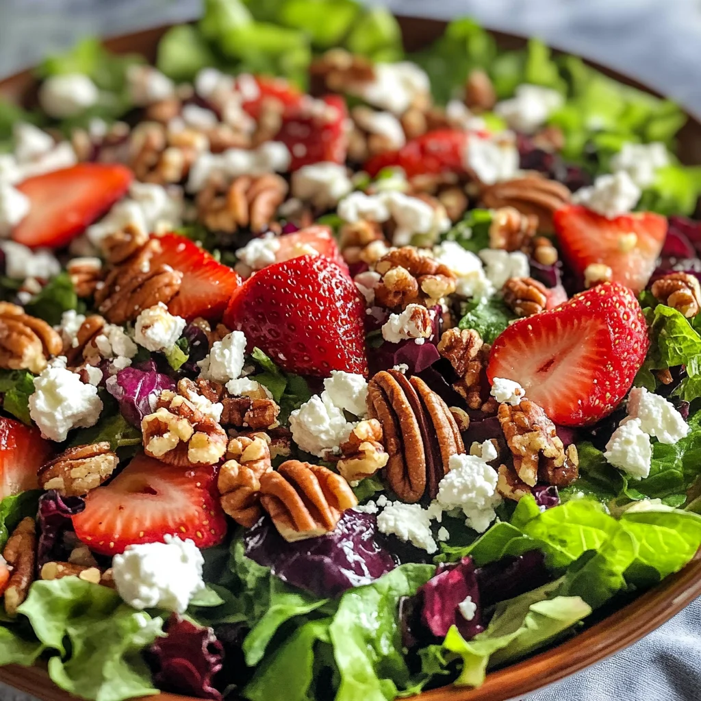 Strawberry Pecan Salad